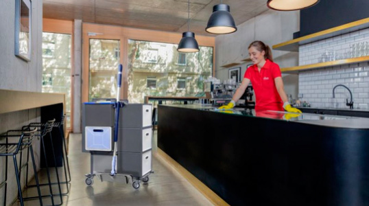 ��������� ������� � ������� ����������� � ���������� ������� �� Vileda Professional