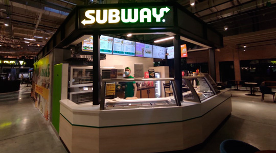 ����� ��������� Subway ����������� � ����-���������� � ���������� 